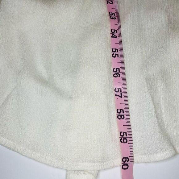 Lulu’s For Life White/Cream Embroidered Maxi Dress size Small - Picture 11 of 14